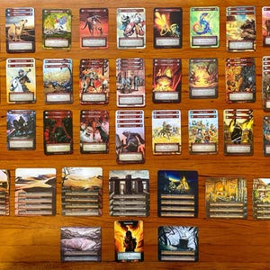 Sorcery TGC mono fire burn deck (flamecaller) Ready To Play!