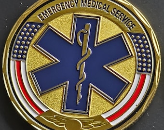 EMS Challenge Coin, Thank You for Your Service