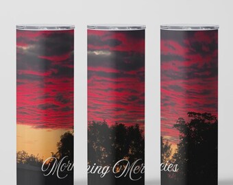 Tumbler 20oz. Sunrise Design, Inspirational Gift, Christian Travel Mug, Drinkware