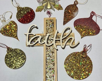 Christmas ornaments gift box.