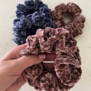 gehäkelt, Samt Scrunchie, Haargummi, Sommer, Haar Accessoires, Pferdeschwanz Inhaber, Geschenk für Mädchen, Geburtstag