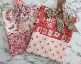 Funda acolchada para libros con lazo, elegante protector de libros