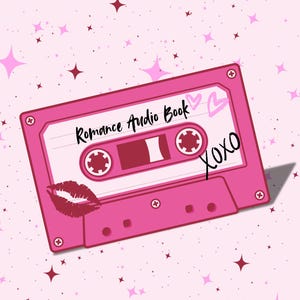 Pink Romance Audiobook Cassette Print: Book Lover Wall Art (Digital Download)