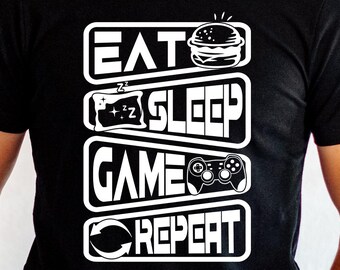 Funny Video Gamer T-Shirt - 100% Airlume Cotton, Bella+Canvas Unisex Tee