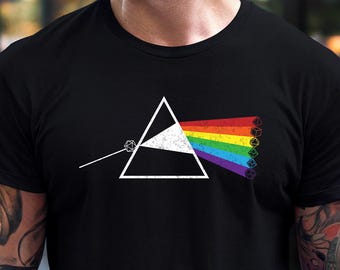 Color Prism RPG Dice T-Shirt, Gift for Gamer, Dice Roller Shirt, DnD Merch, DnD Gift, Tabletop Game Shirt, Funny Gamer Gift, RPG Shirt