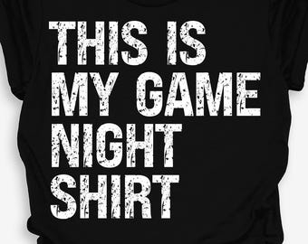 Funny Board Game Night T-Shirt - 100% Airlume Cotton, Bella+Canvas Unisex Tee