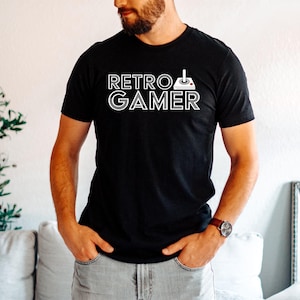 Retro Gamer T-Shirt, Video Game Tshirt, Classic Gaming Shirt, Retro Gaming Shirt, Shirts for Gaming, Game Lover Shirt, Funny Gaming Gift