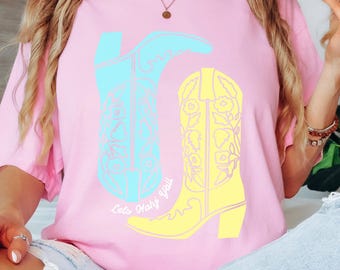 Mahjong Cowgirl T-shirt, Western Game Night Tee