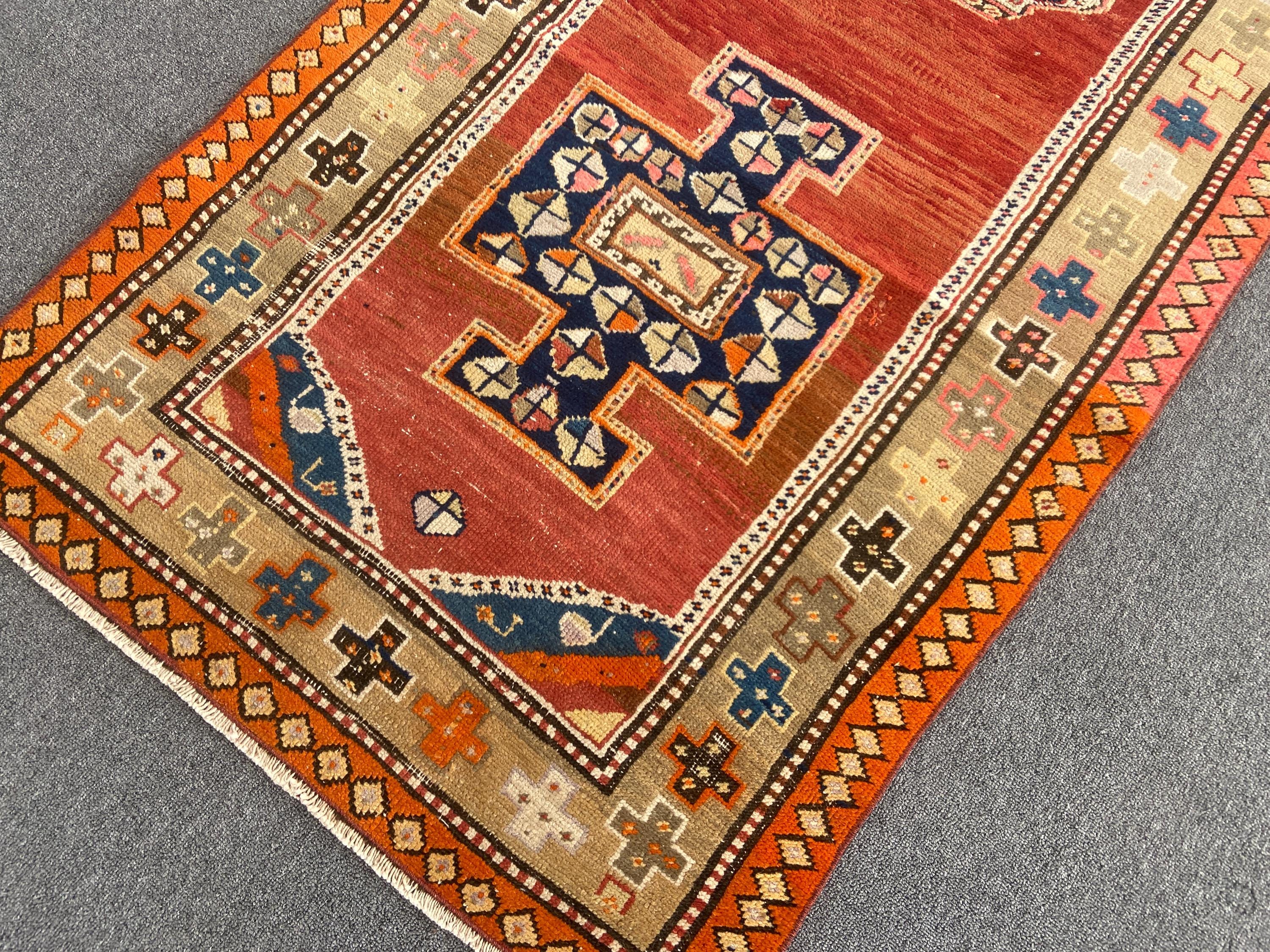 ペルシャ アンティーク ランナー ラグ アンティーク ラグ--- ランナー ラグ--- ヴィンテージ ペルシャ ラグ