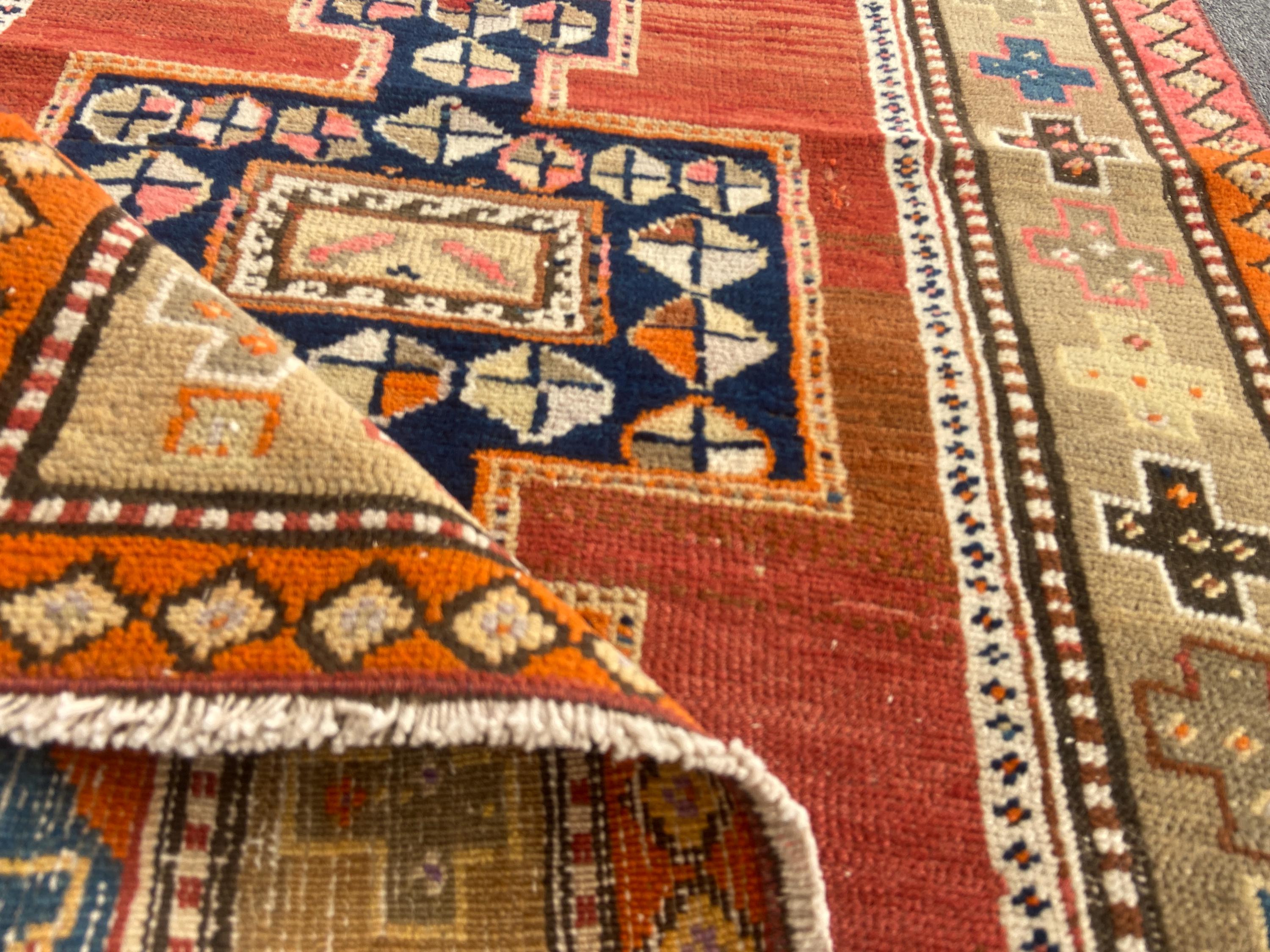 ペルシャ アンティーク ランナー ラグ ペルシャ トライバル ランナーラグ 3.5 x 10.7、ハンドノット