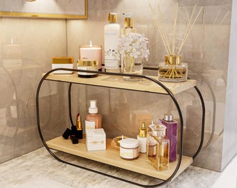 Organizador de baño multiusos: estante de esquina para baño, estantería abierta de metal para cocina, estantes de pie, estante de cocina, regalo de inauguración de la casa