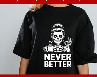 Niemals besser Skelett SVG