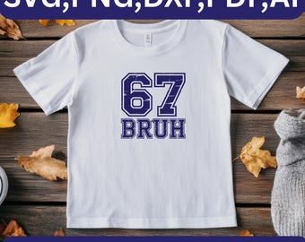 Lustiges 67 Cartoon PNG, Six Seven, Sechs Seven Shirt, 6 7 Png, Viral Phrase Meme lustig Sprichwort svg, (digitaler Download)