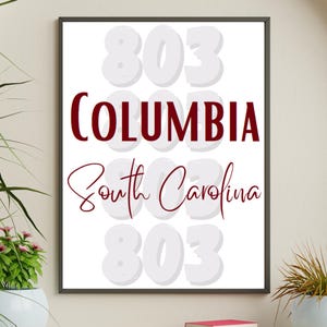 South Carolina digital prints