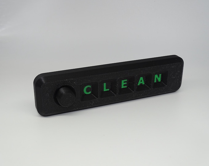 CLEAR DIRTY SIGN, Dishwasher Clear Sign, Easy Rotate Indicator Organizer, Kitchen Magnet Organizer, Dishwasher Magnet Indicator, Organizer