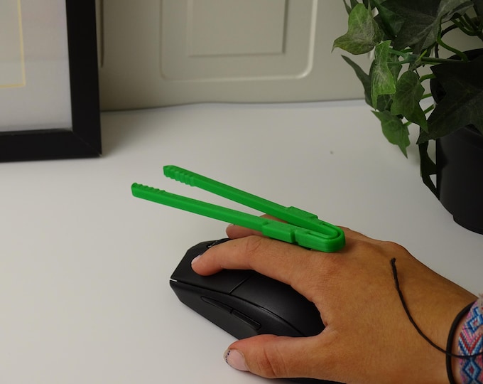 3D PRINTED CHOPSTICKS, Gamer Chopstick, Reusable Finger Chop Stick, Easy To Use Gamer Chopsticks, 3d Printed Finger Chop Stick for Snacking