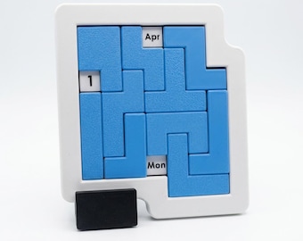 Gioco di puzzle del calendario giornaliero, rompicapo logico per adulti e bambini, regalo da scrivania, regalo per insegnanti, per gli amanti dei puzzle