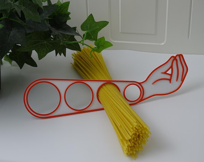SPAGHETTI MEASURING TOOL, Measuring Tool, Spaghetti Kitchen Décor, Spaghetti, 3d Printed Pasta Measuring Tool, Kitchen Accessories