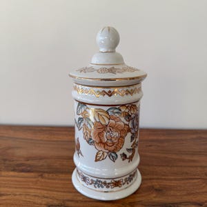 Tarro de boticario de porcelana estilo francés vintage – Elegante 24 cm