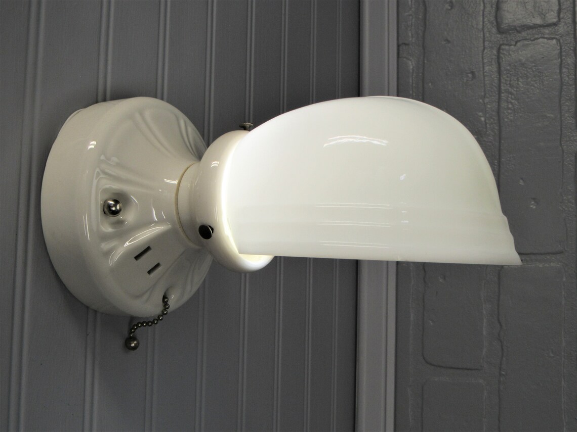 1930's Vintage Art Deco Retro Bathroom Wall Sconce Vanity - Etsy