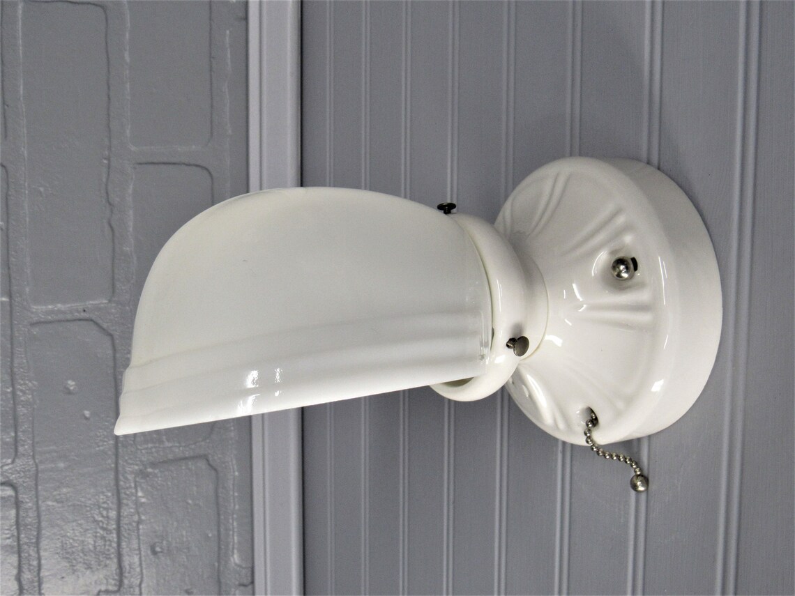 1930's Vintage Art Deco Retro Bathroom Wall Sconce Vanity - Etsy