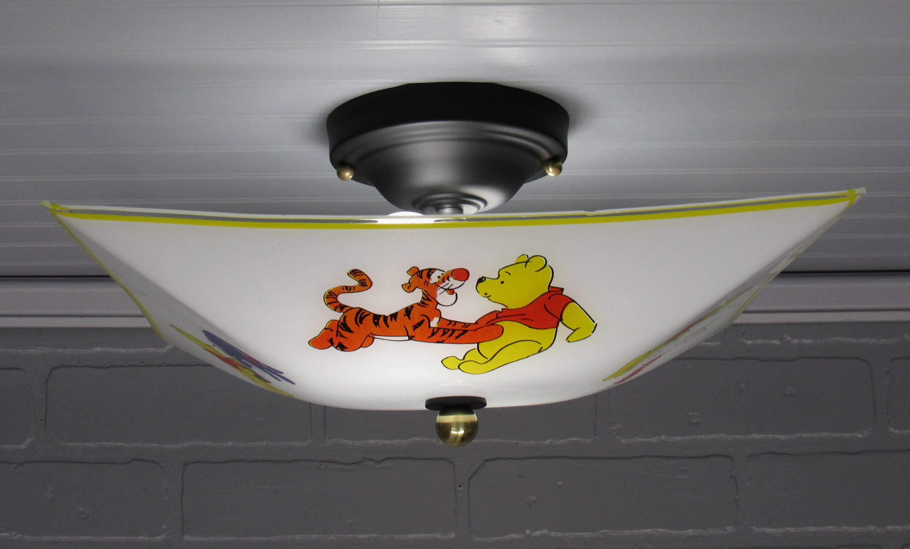 木目調　ペンダントライト　Winnie the Pooh <希少> 楽天市場】ペンダントライト 1灯 おしゃれ 傘形 多重 スチール