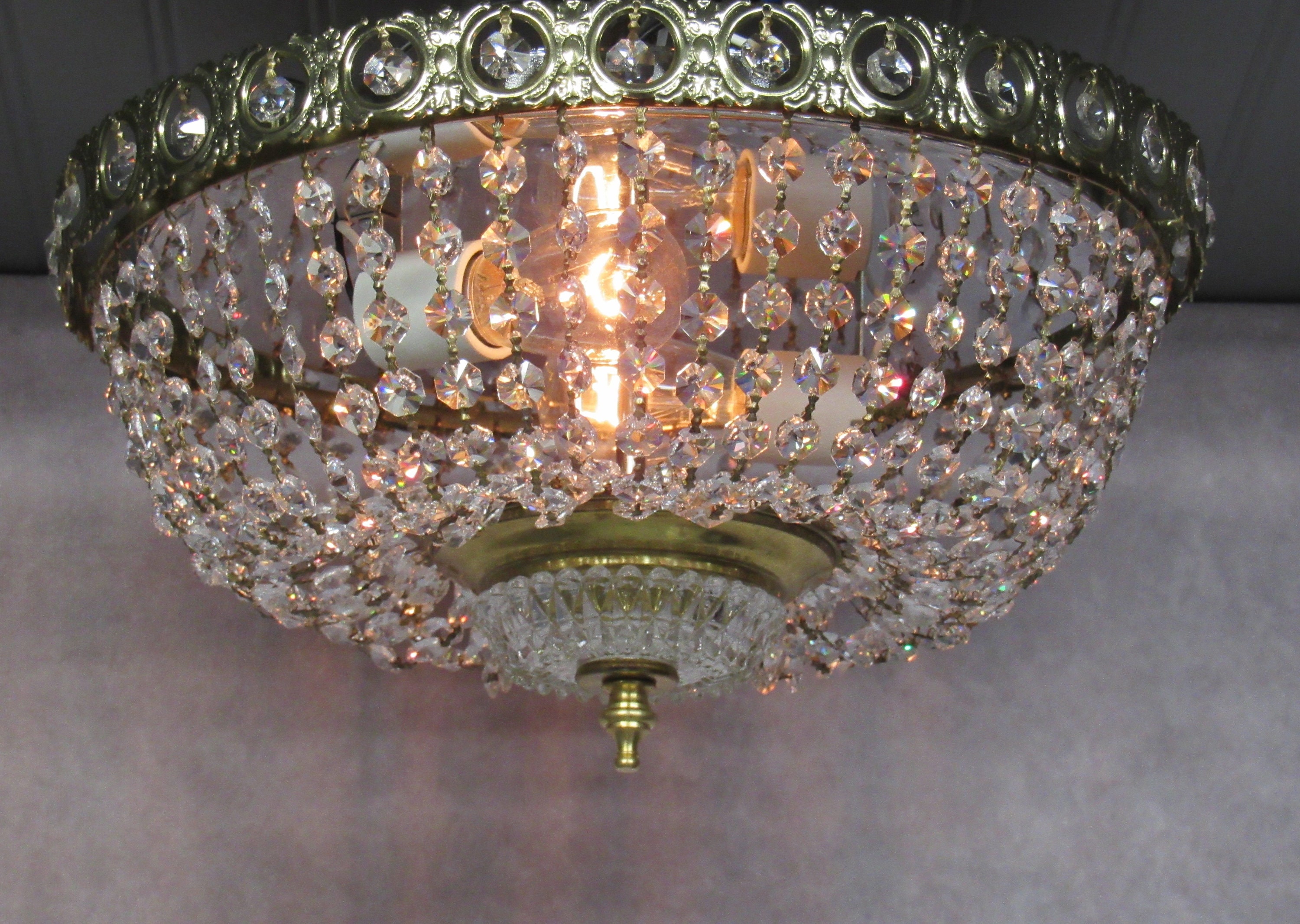 Vintage online flush mount
