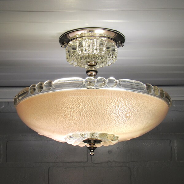 Vintage Art Deco Ceiling Lights Etsy