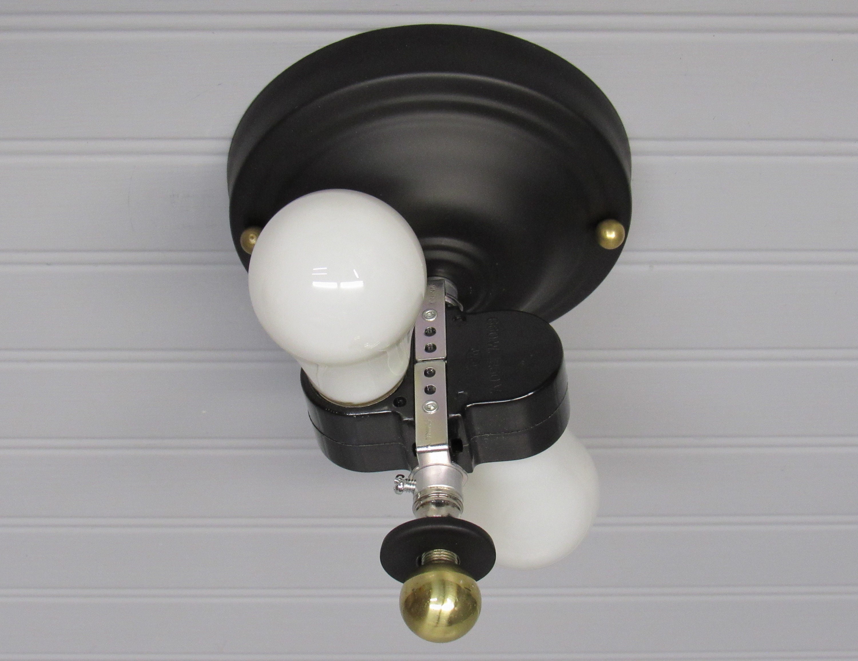 Vintage Retro Semi Flush Mount Winnie the Pooh Ceiling Light