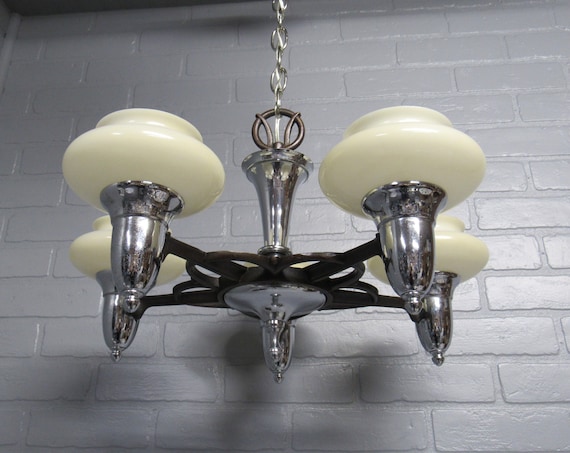 Slip 2024 shade chandelier