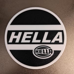 BMW E30 E28 E24 E23 Light Covers – HELLA Style Pair – 3D Printed 5.75” (14.6cm) Caps for Classic Euro BMW Front Lamps