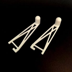 Minimal IKEA SKADIS Paper Towel Hook | 3D Printed Pegboard Organizer for Kitchen & Craft Rooms