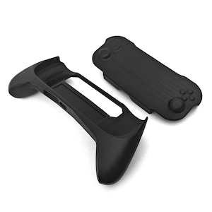 UPDATED 2-IN-1 Grip Case and Screen Protector | Retroid Pocket 5 Grip Case | Game Card Holder & Screen Cover | Pocket 5 Buttons Accessory