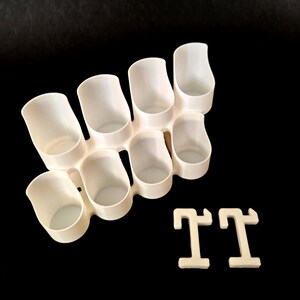 IKEA SKADIS Dropper Bottle Holder - 3D Printed Pegboard Organizer for Paint, Essential Oils (17-18ml)
