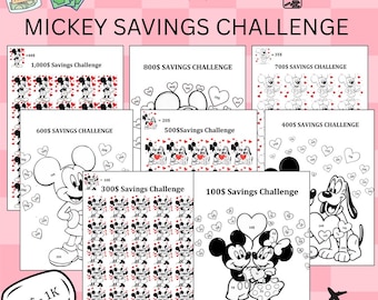 Vacation Savings Challenge Coloring Savings,Money Saving Tracker Printable Saving Planner Budget Tracker,Sinking Fund,Vacation Fund A6,A5,A4