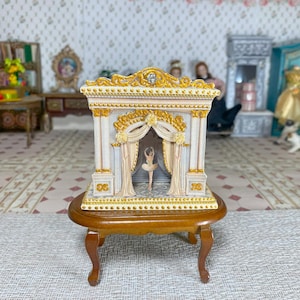 Anleitung Druckbare Digital Download Mini Puppentheater Puppentheater Maßstab 1:12 Puppenhausminiatur