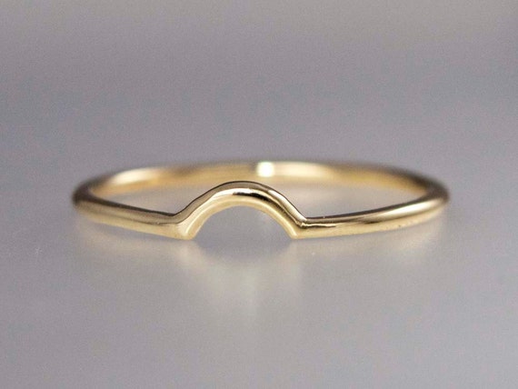 solver and gold contour wedding band solver and gold contour wedding band