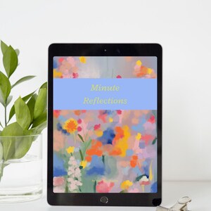 Minute Reflections – Digital Self-Reflection Journal | Daily Guided Journal with Prompts | Printable PDF Mindfulness & Gratitude Planner