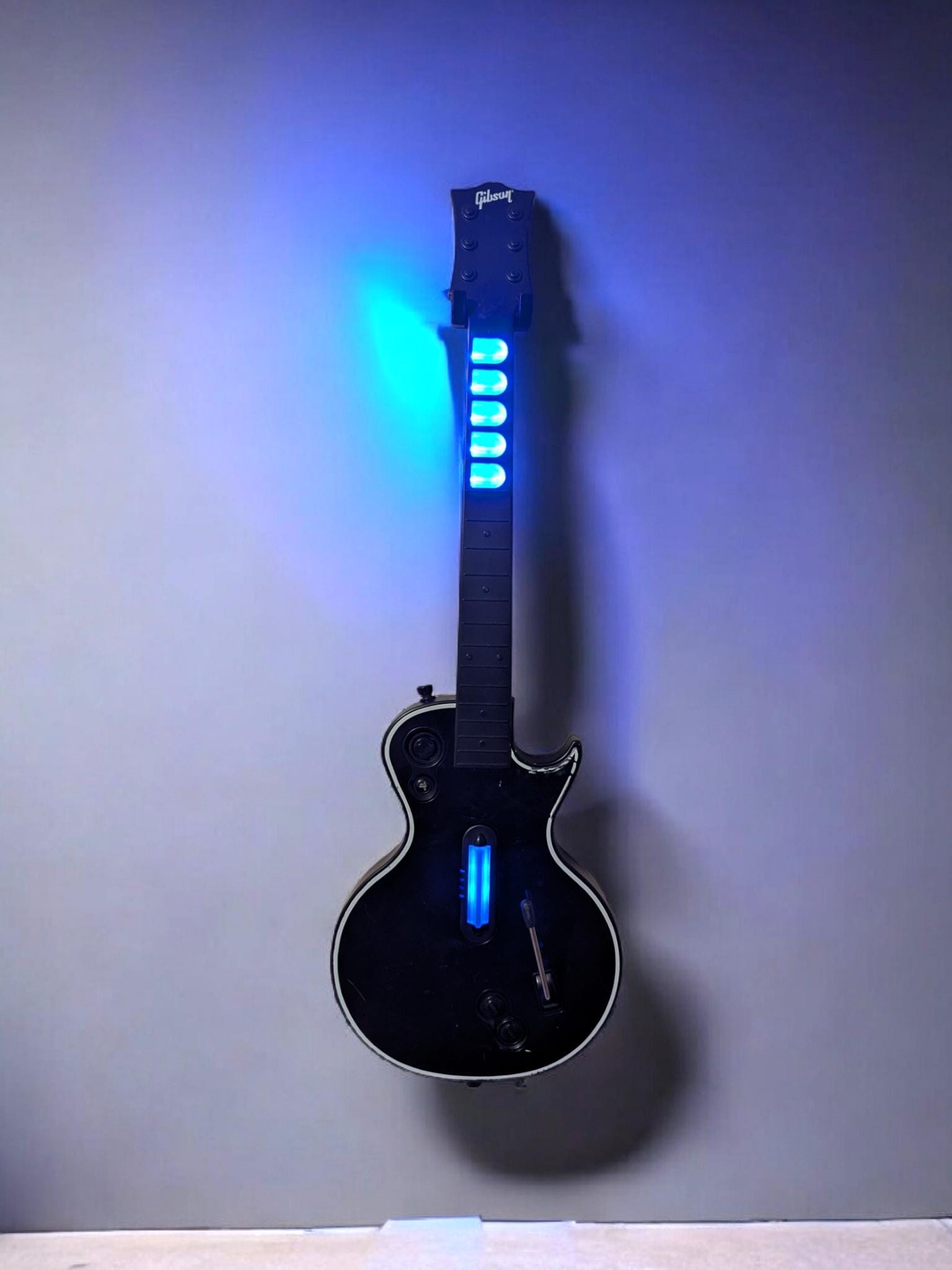 PS3 Les Paul Picotar, PI Pico powered, RGB Frets/Strumbar, Mech Frets and Strum, 10ft USB cable