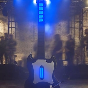 SG Clone Hero Guitar Controller - Full RGB Modded | Mech Fret and Strum Switches | For Guitar Hero, Clone Hero, FnF, etc