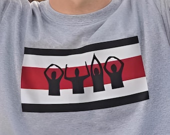 Ohio State Fan Long Sleeve Shirt – Minimal Buckeye Crowd Design