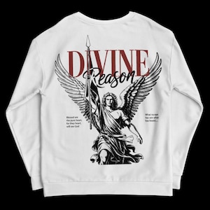 GODDELIJKE REDEN ENGEL – Warrior Archangel religieuze Svg Design – Png Pdf Ai Eps-bestand
