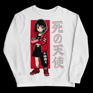 Anime Girl SVG: Japanese Streetwear Manga Design (Digital Files Included