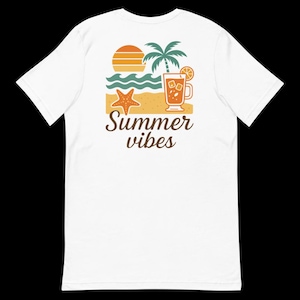 Tropical Beach Drink PNG: Retro Summer Vibes Clipart (Digital Download