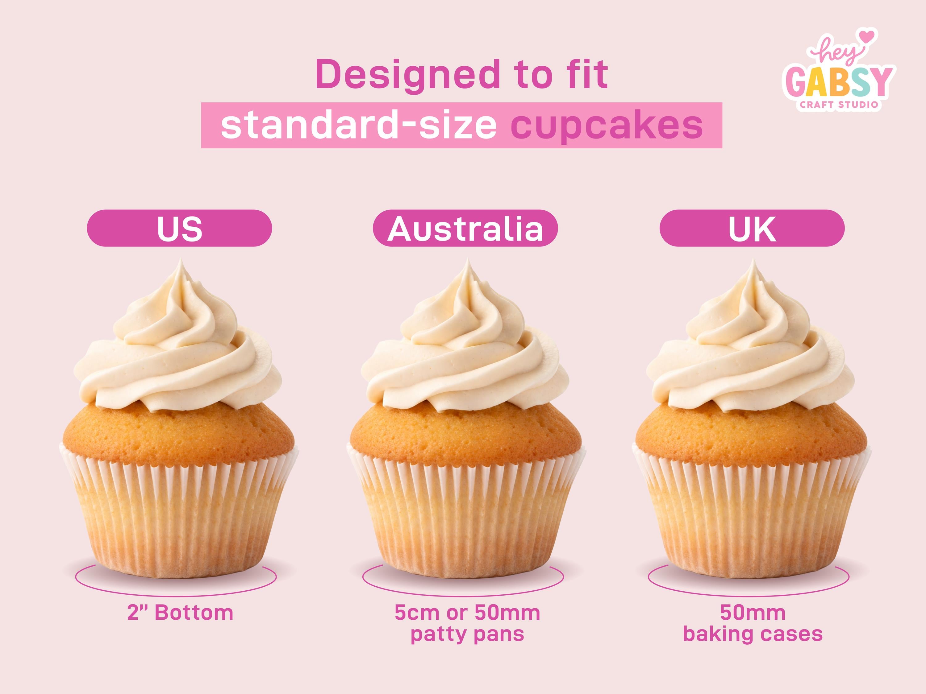 Standard Size Cupcake Insert Pink Bow Floral Cupcake Box Insert ...