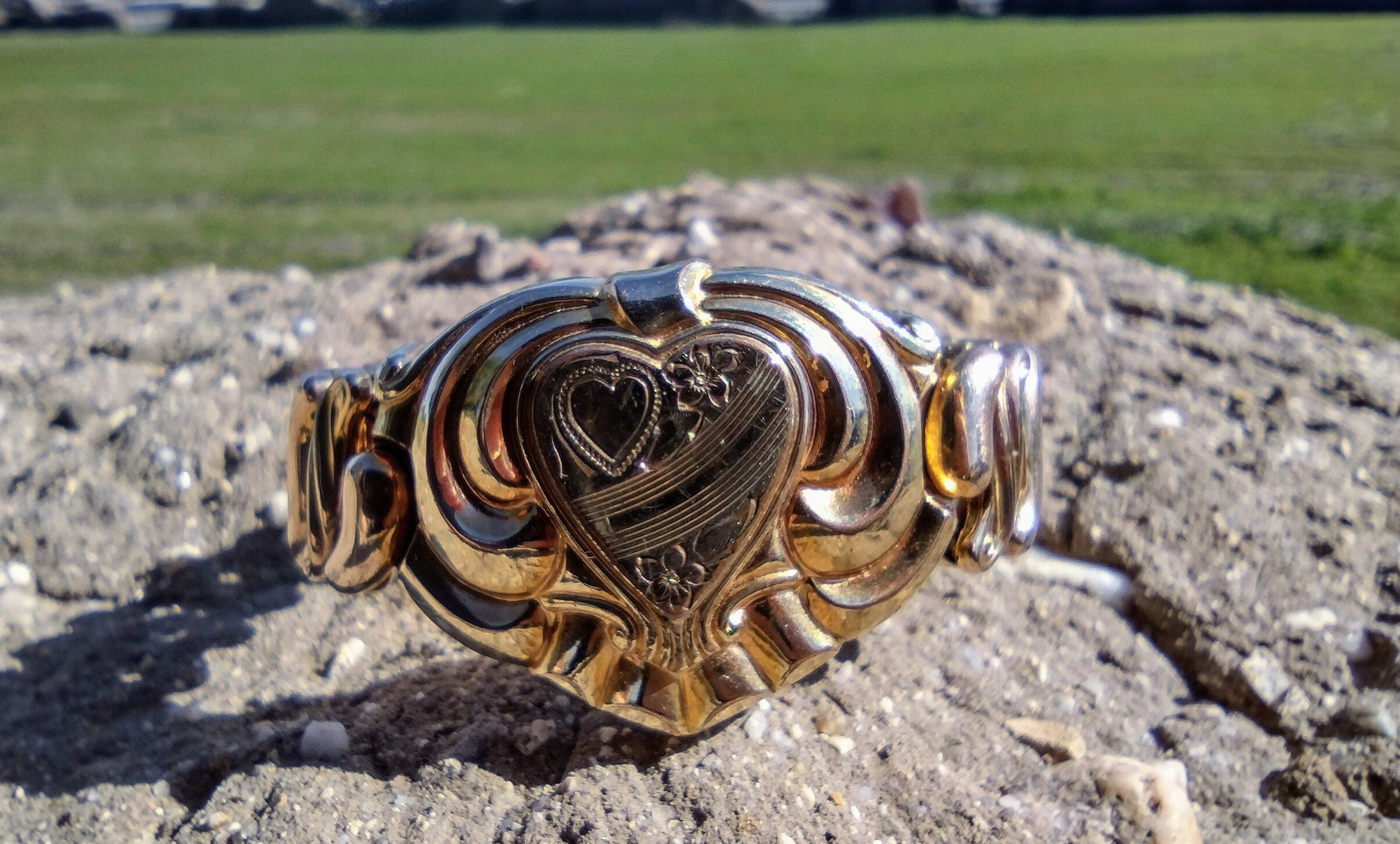 Antique Gold Filled Sweetheart Expansion Bracelet Phoenix Speidel