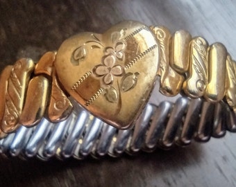 女性用スウィートハートエクスパンションブレスレット 1920年代頃