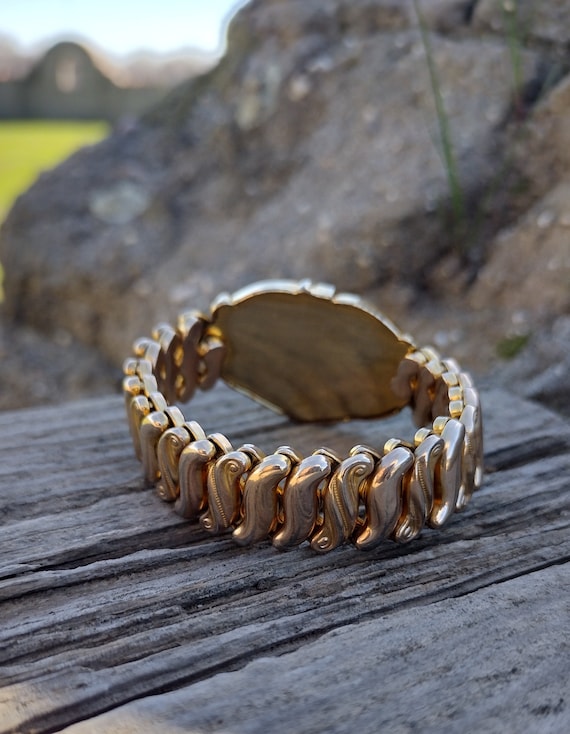 Antique Gold Filled Sweetheart Expansion Bracelet Phoenix Speidel