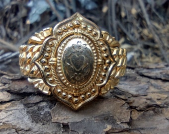 Antik guldfylld Sweetheart expansionsarmband, Speidel cirka 1940-talet