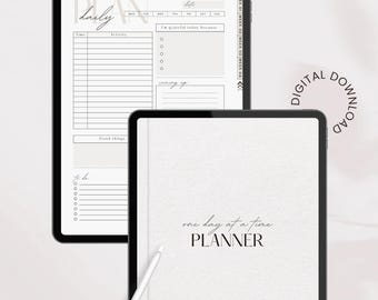 ADHD Digital Planner: Undated Daily Planner, GoodNotes Digital Planner, Weekly Planner, Brain Dump
